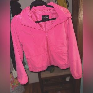 Haute monde cropped hot pink jacket